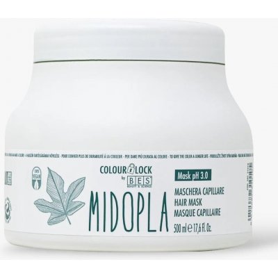 Bes Colour Lock/Maschera Midopla pH 3,0 regenerační maska na vlasy 500 ml – Zboží Dáma