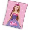 Dětská deka Carbotex Deka Barbie růžová