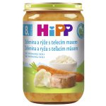 HiPP BIO Zelenina s rýží a telecím masem 220 g – Zboží Dáma