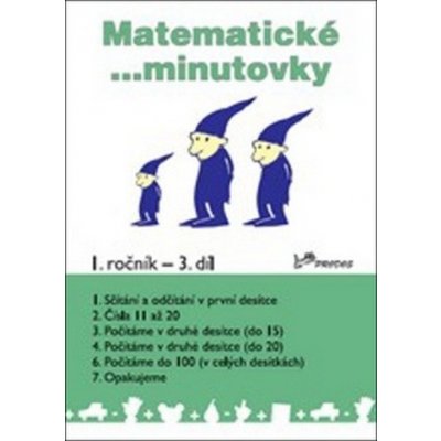 Matematické minutovky pro 1. ročník 3. díl – Hledejceny.cz