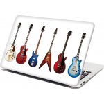 Sablio Samolepka na notebook Kytary 2 - 29x20 cm – Zboží Živě