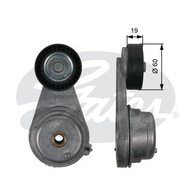 T39190 GATES Napinaci kladka, zebrovany klinovy remen | Zboží Auto