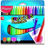 Maped Plastové pastely ColorPeps Plasticlean 18 barev – Zboží Dáma