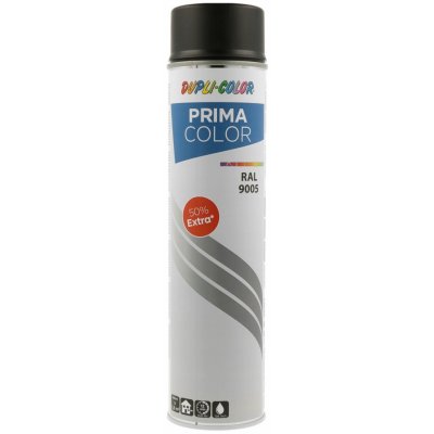 Dupli-Color lak ve spreji Prima 600 ml černá matná RAL9005