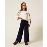 Twinset Girl kalhoty úpletové tmavě modré – Sleviste.cz