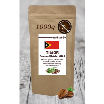 Monro Arabika Timor Emera District Gr.1 zrnková 1 kg – Hledejceny.cz