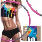 Divio Skládací obruč Hula Hoop s masážními výstupky 95 cm - Růžový – Zboží Mobilmania