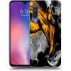 Pouzdro a kryt na mobilní telefon Xiaomi Pouzdro Picasee silikonové Xiaomi Mi 9 SE - Black Gold čiré