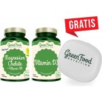 Greenfood Nutrition Magnesium Chelát + Vitamin B6 90 kapslí + Vitamin D3 60 kapslí – Hledejceny.cz