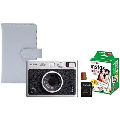 Fujifilm INSTAX mini Evo + COLORFILM 20ks + album + 64GB microSD – Zboží Mobilmania