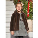 Mayoral kožíšek s límečkem hnědý – Zboží Mobilmania