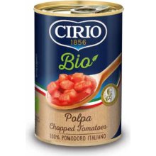 Cirio BIO Rajčata loupaná krájená 400 g