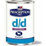 Hill’s Prescription Diet D/D Food Sensitivities Duck & Rice 370 g – Hledejceny.cz