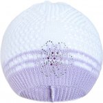 NEW BABY Pletená čepička New Baby kytička fialová – Hledejceny.cz