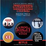 Pyramid International sada placek Stranger Things Upside Down 5 ks – Zboží Dáma