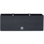 Prosperplast Prosperplast Samozavlažovací květináč Rato Case 51,4 x 19 x 18,6 cm antracit – Hledejceny.cz