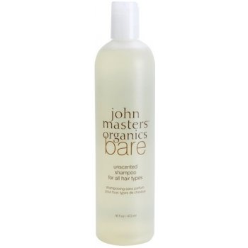 John Masters Organics Bare Unscented šampon pro všechny typy vlasů bez parfemace 473 ml