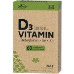 Vitar Vitamin D3 1000IU+betaglukan EKO 60 kapslí – Hledejceny.cz
