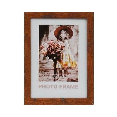FANDY Dřevěný rámeček Style 15x21 2 hnědý – Zboží Živě