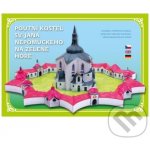 Poutní Kostel sv. Jana Nepomuckého na Zelené hoře stavebnice papírového modelu – Zboží Dáma