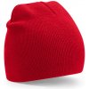 Čepice Beechfield Unisex pletená čepice B44R Classic Red