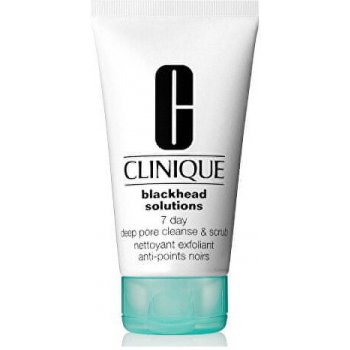 Clinique Blackhead Solutions 3 in 1 Pleťový peeling proti černým tečkám Deep Pore Cleanser & Scrub 125 ml