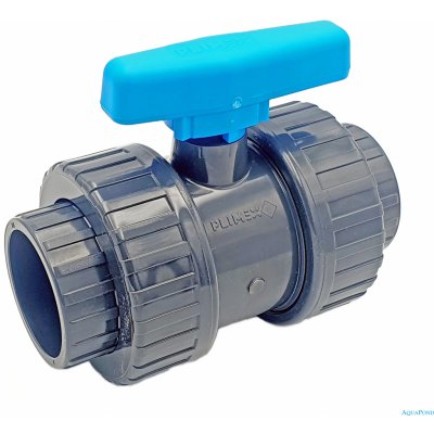 Bazénový PVC kulový ventil Plimex 50 mm lepení / lepení – Zboží Mobilmania