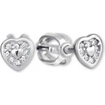 Brilio zlaté srdíčka s krystaly 239 001 00724 07 – Sleviste.cz