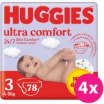 HUGGIES Ultra Comfort Jumbo 3 4x 78 ks – Hledejceny.cz
