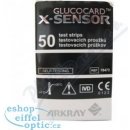 Domácí diagnostický test Glucocard X-Meter Sensors 50 ks