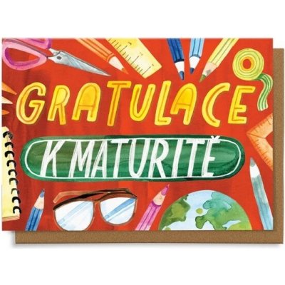 Přání "Gratulace k maturitě" – Zboží Dáma