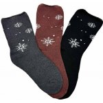 Dámské bambusové termo ponožky 3-pack šedá/hnědá/černá – Zbozi.Blesk.cz