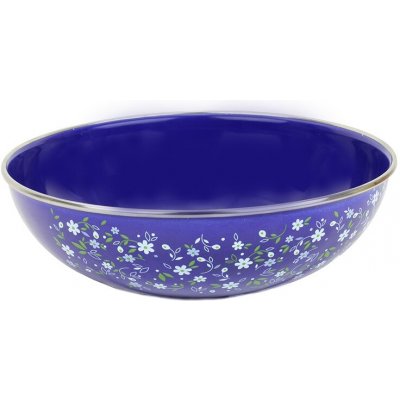 BELIS Smaltovaná miska 26 cm 2.5 l velká ROMANCE modrá 45026-009DDEX5 – Sleviste.cz