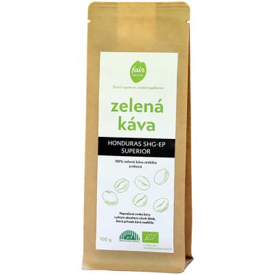 Fairobchod Bio zelená Káva Honduras SHG 100 g