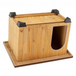 Ferplast Baita 100 dřevěná bouda pro psy 121 x 78 x 78,5 cm – Zbozi.Blesk.cz