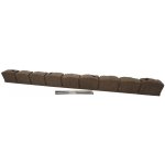 Multy home obrubník Roman Stone 8 x 120 cm hnědá 1 ks – Sleviste.cz