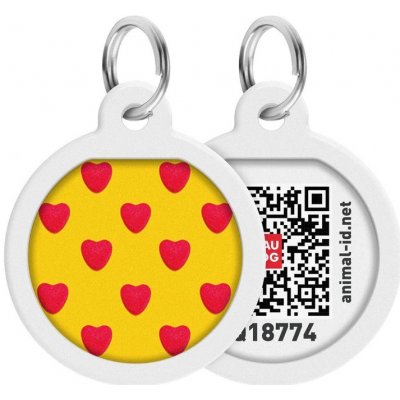 WA Smart ID známka 25 mm Hearts – Zboží Mobilmania