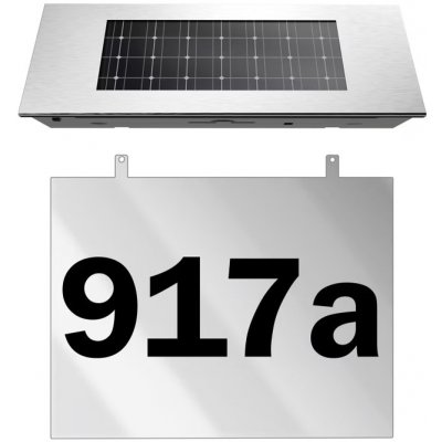 Monzana LED solární domovní číslo transparentní 105370 – Hledejceny.cz