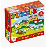 Teddies 00512010 PUZZLE Moje první zvířátka 18 dílků – Zboží Dáma