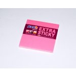 Stick´n Bloček samolepící Extra Sticky, 76x76 mm, 90 lístků, neon růžový /21671/ – Hledejceny.cz