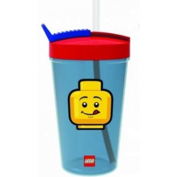 LEGO® ICONIC CLASSIC Pohár s brčkem 500 ml