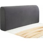 Elastický potah na čelo postele - Tmavě šedý, 150 x 70 cm – Zboží Dáma