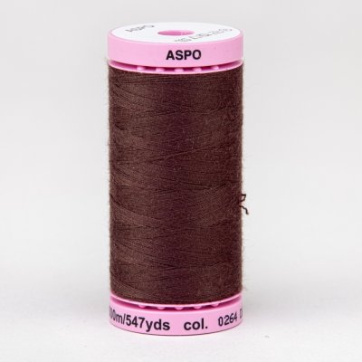 Amann Univerzální šicí nit ASPO 120 polyesterová, hnědá 0264, návin 500m – Hledejceny.cz