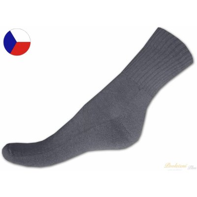 Nepon Trekové ponožky polofroté Šedé – Zboží Mobilmania