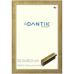 DANTIK rámeček 20x30 | GRAFIC zlatá vysoká (Sklo Čiré) – Zboží Živě