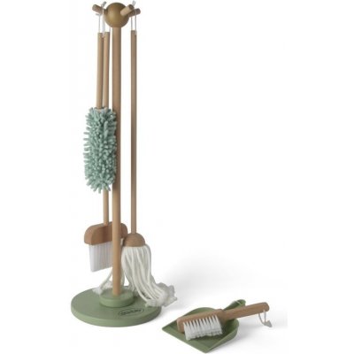 Dantoy Playful Wood dřevěná sada na úklid 6 ks – Sleviste.cz