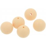 Natana silikonové korálky pastelově oranžové 19 mm 5 ks – Hledejceny.cz