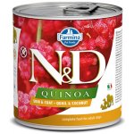 N&D Quinoa Dog Adult Skin & Coat Quail & Coconut 285 g – Hledejceny.cz