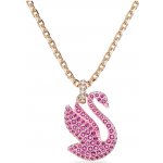 Swarovski Něžný pozlacený s labutí iconic swan 5647552 – Hledejceny.cz