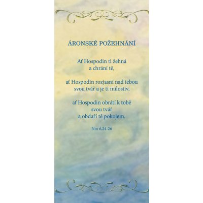 Paulínky Záložka – Áronské požehnání (Z 180) – Sleviste.cz